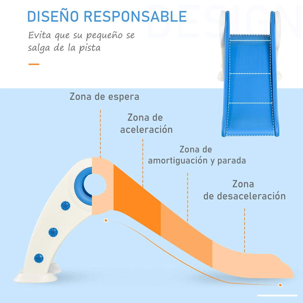 Toboga per bambini ¨C zephmum ¨C 120x50x56 cm blu