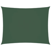 Parasole a Vela Oxford Rettangolare 3,5x5 m Verde Scurocod mxl 71034