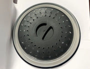 Deksel Magnetron Opvougbile - Nero/Translucido - Copertura per Magnetron - Filtro Inclinabile - Circolare Ø 27 cm