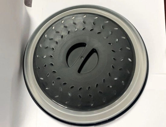 Deksel Magnetron Opvougbile - Nero/Translucido - Copertura per Magnetron - Filtro Inclinabile - Circolare Ø 27 cm