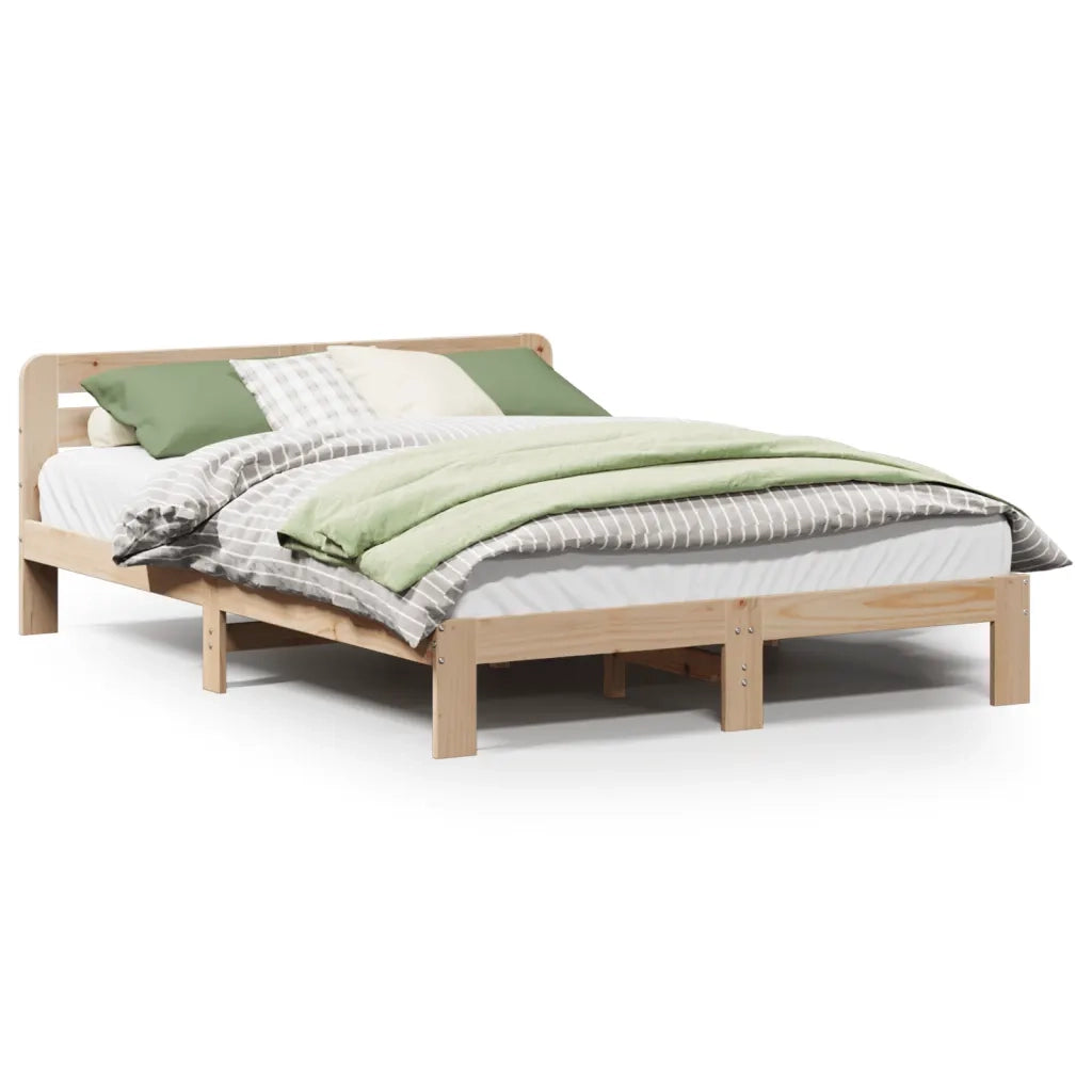 vidaXL Letto senza Materasso 120x200 cm in Legno Massello di Pino
