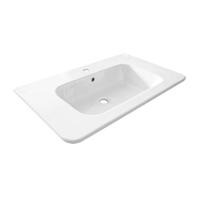 Consolle in ceramica 80 cm mod LC26 Bianco