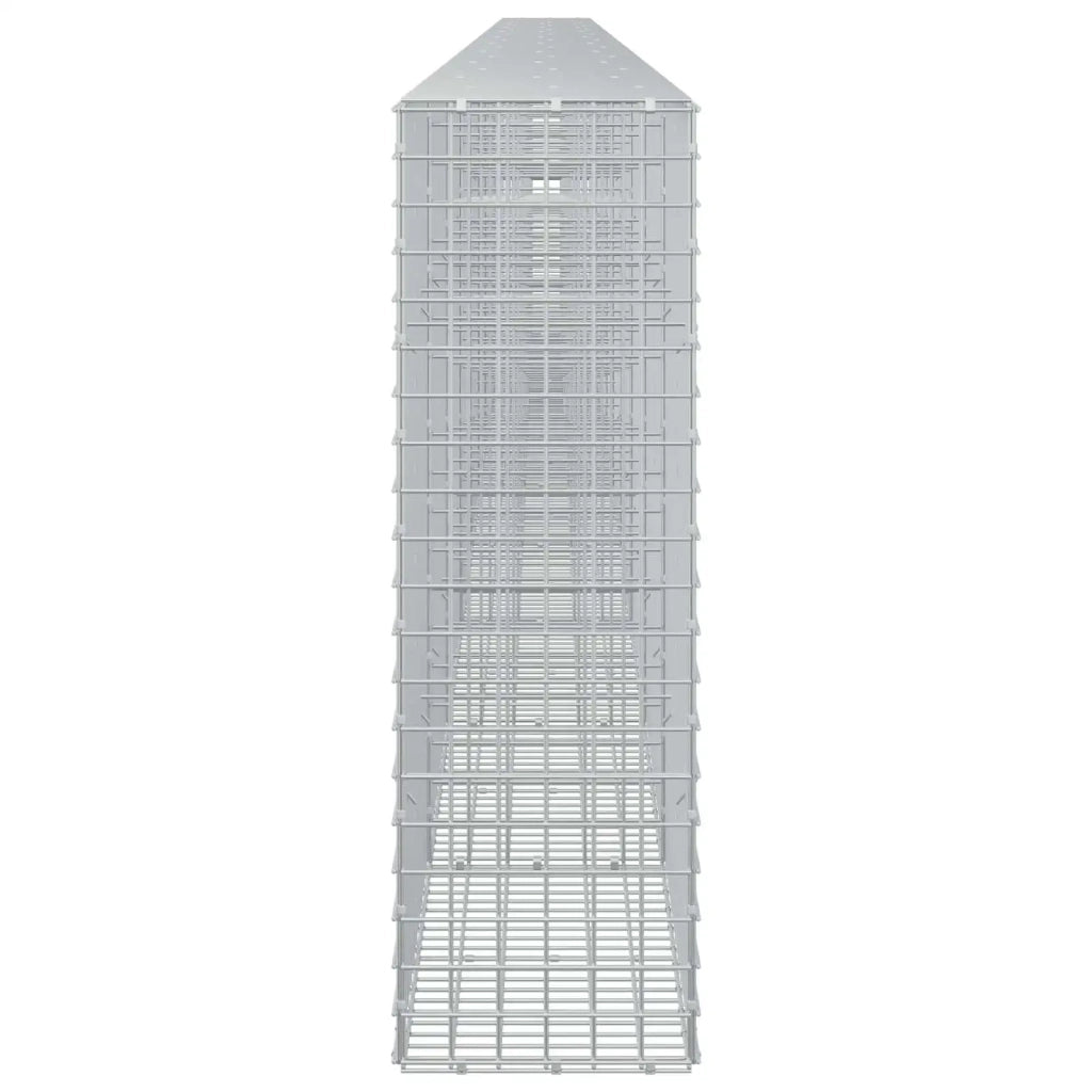 Gabione con filo da 5 mm e rete da 5x5 cm 1000x30x100 cm 3464174