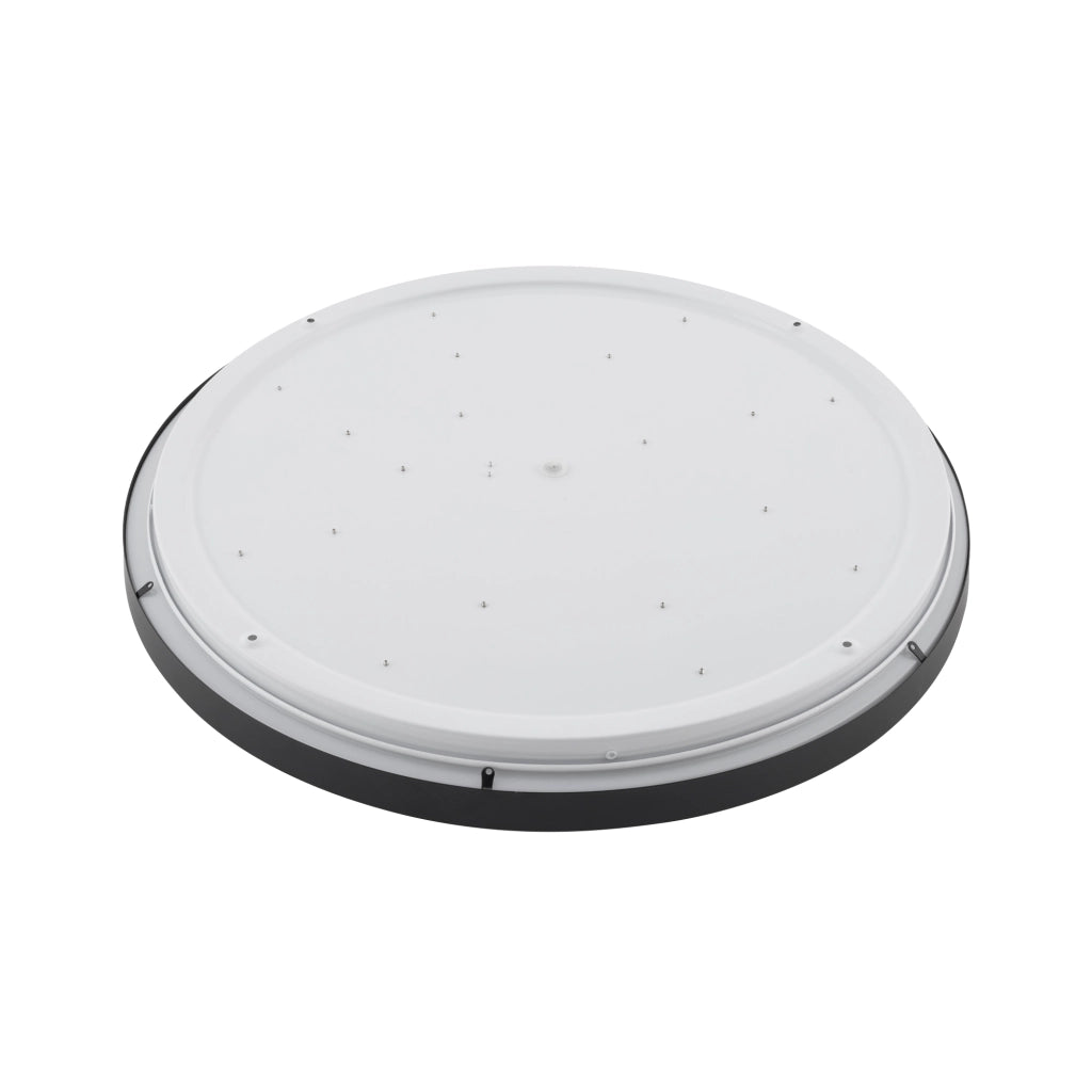 Plafoniera bagno tonda 49cm LED 32W 4000K nera Nowodvorski