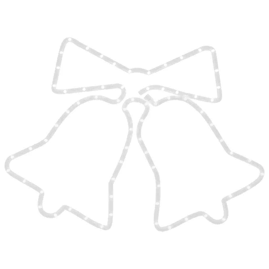 Figura Natalizia di Campane con 72 LED 50x56 cm cod mxl 41508