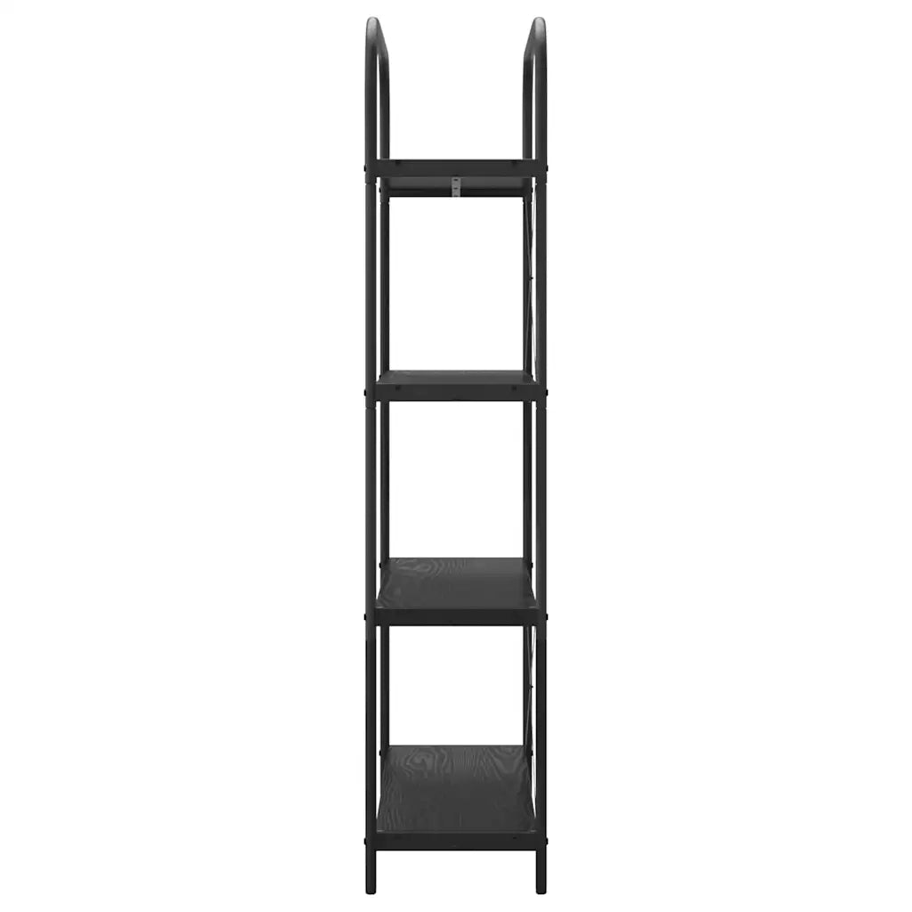 Libreria Rovere Nero 80 x 30 x 146 cm Legno multistrato