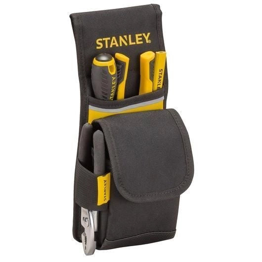 Stanley 1-93-329 Fodero Portautensili da Cintura Nylon 3 Tasche Chiusura Velcro colore Nero