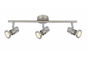 Plafoniera industriale Emina 2, 3 spot GU10, cromo Reality
