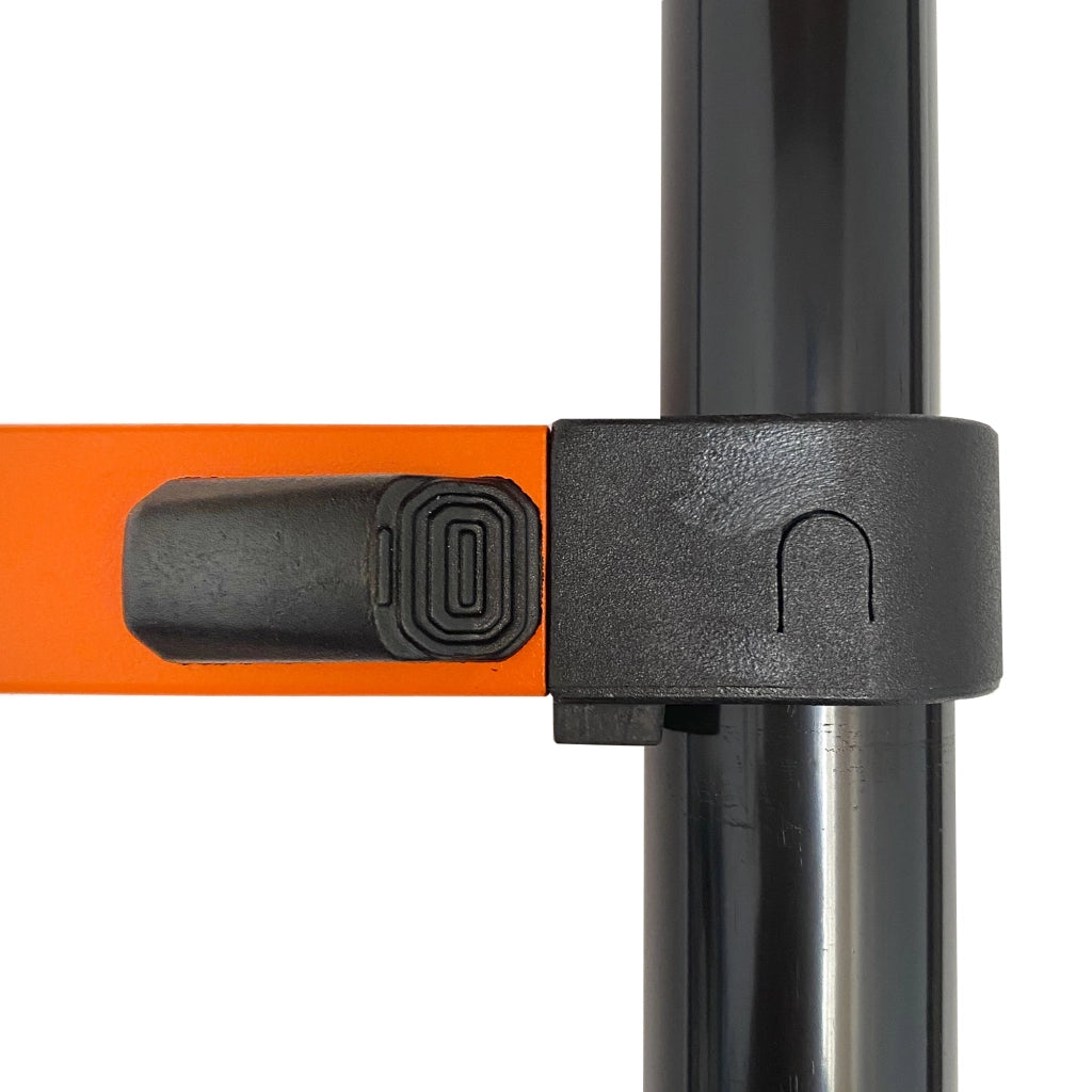 Scala telescopica estensibile in acciaio al carbonio Nyana Tools – 3,8 m – Certificazione EN-131 – Piedini antiscivolo e blocco di sicurezza