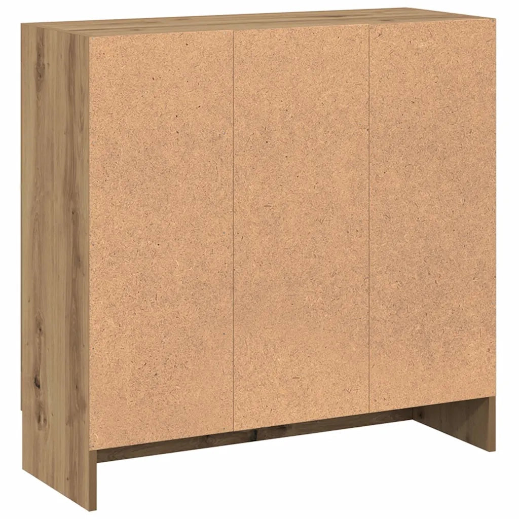 vidaXL Libreria Rovere Artigianale 82,5x30,5x80 cm Legno Multistrato