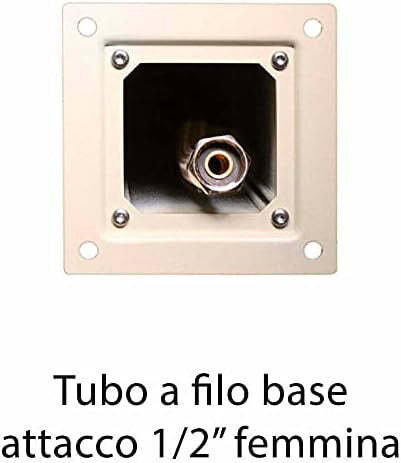 Fontana da Giardino 9x15x85 cm con Rubinetto Verde Acido