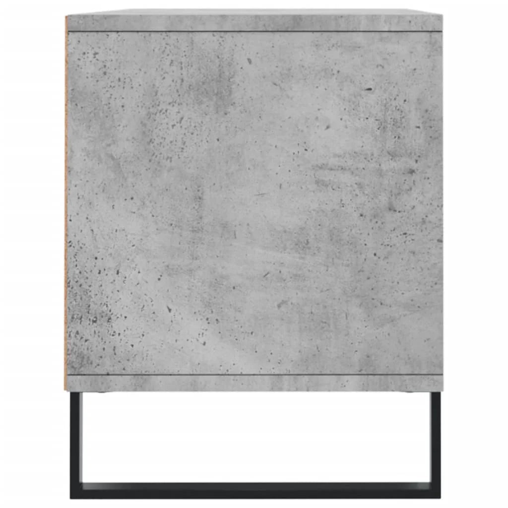 Mobile TV multimediale mensola TV credenza TV sala da pranzo soggiorno camera da letto 100 x 34,5 x 44,5 cm legno ingegnerizzato grigio 02_0025478