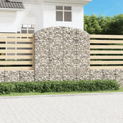 Cesto Gabbione ad Arco 200x50x200/220 cm Ferro Zincatocod mxl 129533