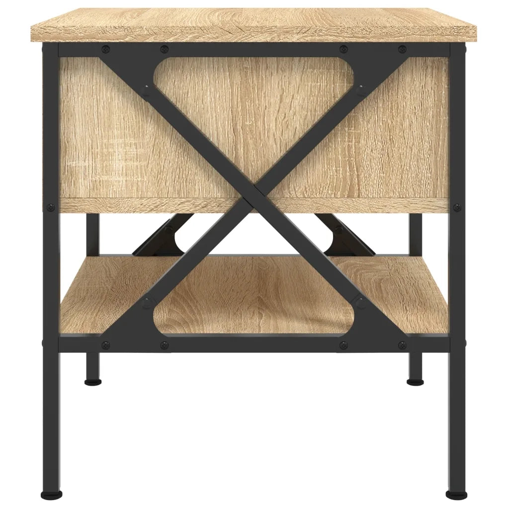 Comodini 2 pz Rovere Sonoma 40x42x45 cm in Legno Multistrato 825956