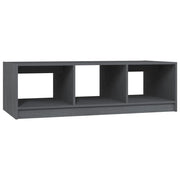 Tavolino da salotto | Tavolino da caff¨¨ | Tavolino da Soggiorno Grigio 110x50x34 cm Legno Massello di Pino