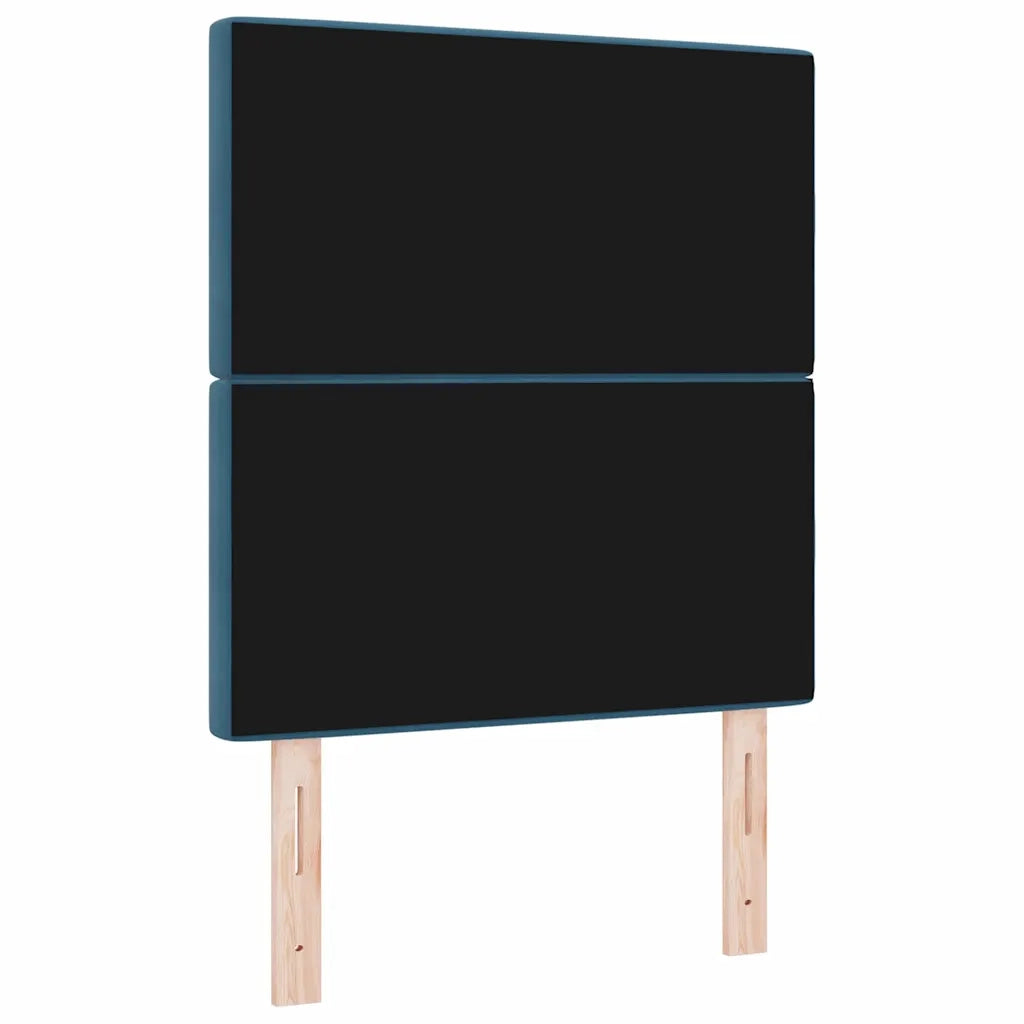 Testiera LED con strisce LED Blu Scuro 80 cm Velluto 3338346
