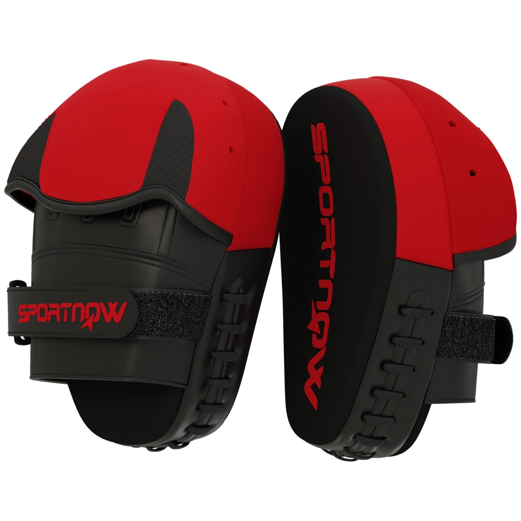 Guantoni da Boxe Curvi per Allenamento ¨C zephmum ¨C Rosso