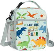 Borsa Isolante per Picnic per Bambini, Piccola Borsa per Ragazzi e Ragazze con Contenitore per Fiaschi, Borsa per Picnic Impermeabile per Scuole e Escursioni