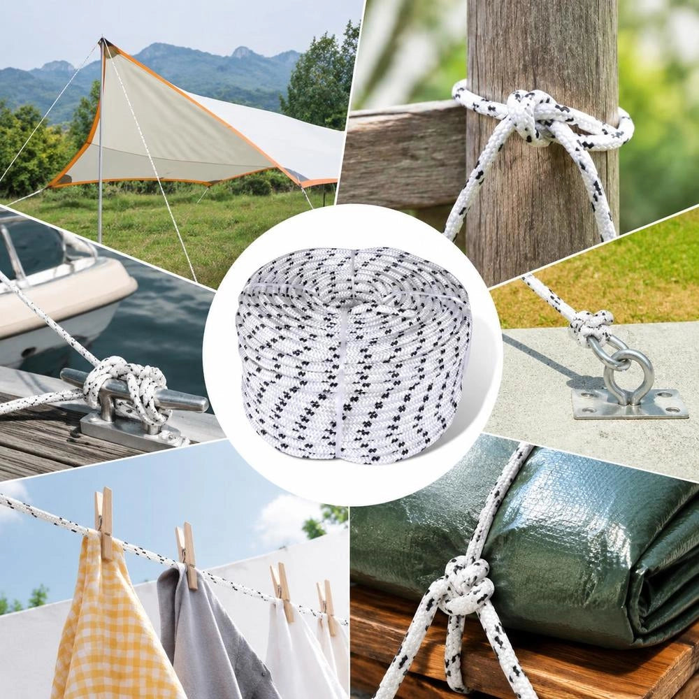 Braided Rope, Boat Line, Polyester, 6 Mm X 50 M