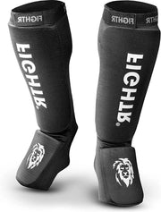 Scheenbeschermers con forma perfetta e rivestimento ideale per kickboxing MMA Muay Thai