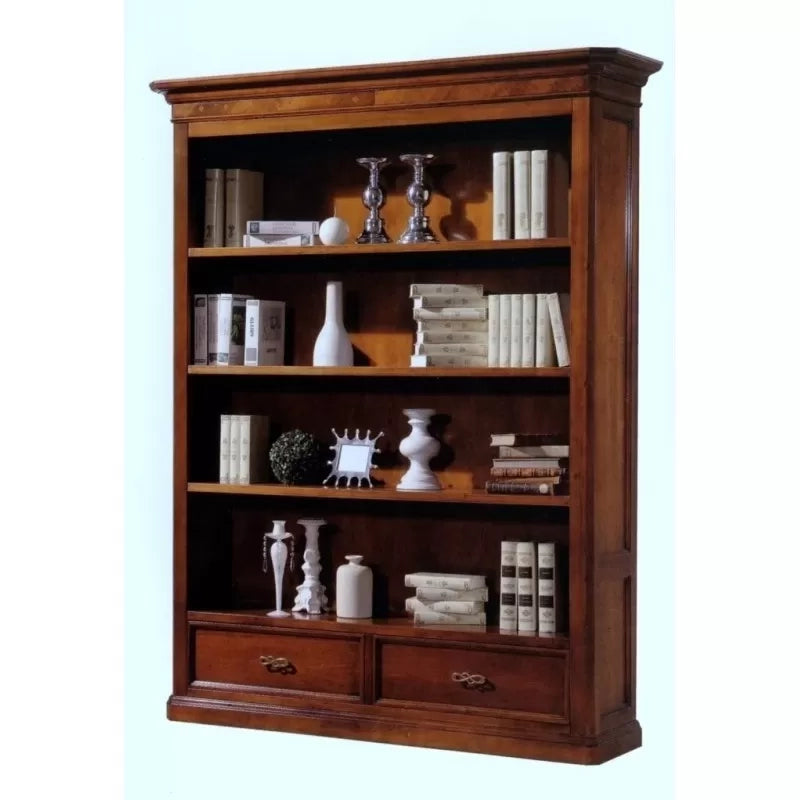 Libreria arte povera in legno bassano l.163 p.45 h.210 - Mobili 2G