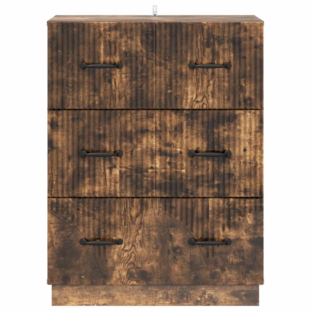 Mobile con Cassetti Rovere Fumo 66 x 34,5 x 87 cm