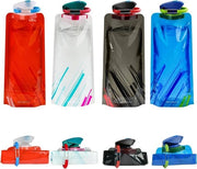 Sportfles opvouabile - BPA libero - 4 pezzi - 700 ml - Flessibile