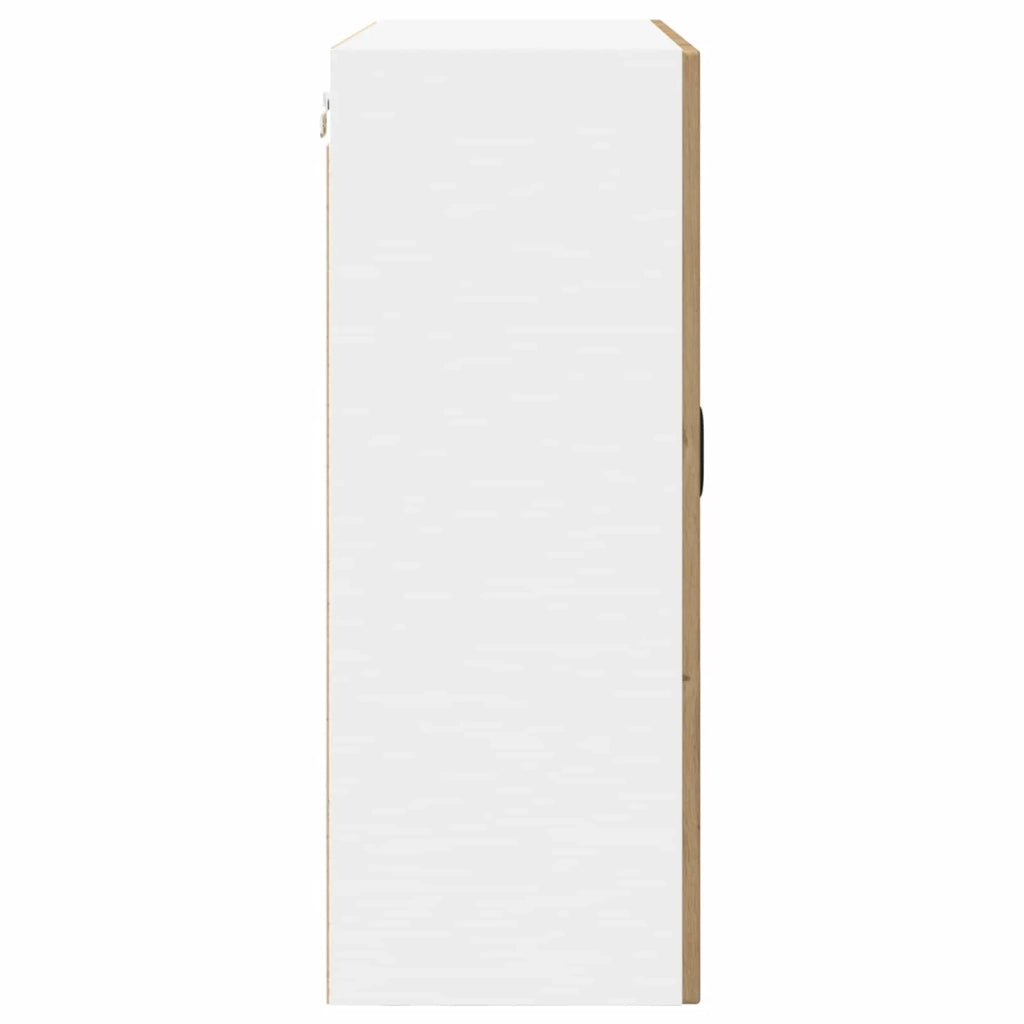 Mobile da cucina moderno a parete con pratico vano contenitore 80 x 31 x 80 cm finitura rovere ingegnerizzato realizzato artigianalmente 02_0054407