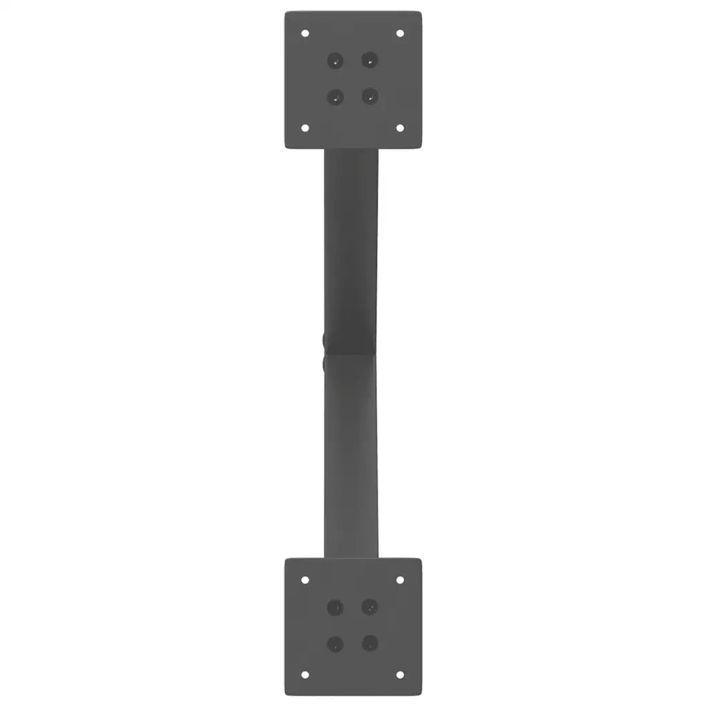Gambe per Tavolino da Caffè a X 2 pz Antracite 60x(42-43) cm Acciaio 4012902