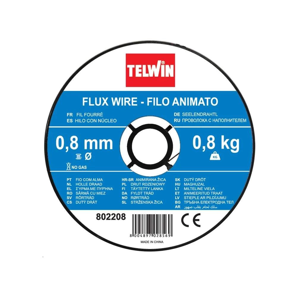 Bobina Filo Animato Flux 0,8 Mm 0,8 Kg Telwin