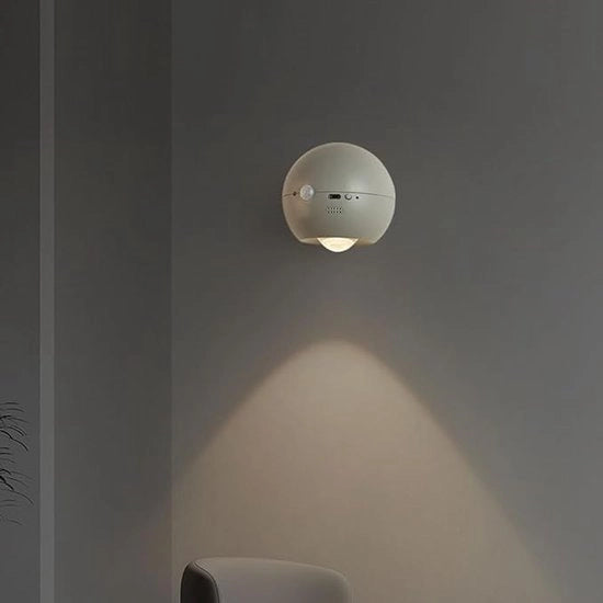 Lampadina da terra con 3 livelli di temperatura di colore e 3 livelli di luminosità, batteria ricaricabile, manopola regolabile 360°, adatta per l'uso in camera da letto dei bambini, accanto al letto o in armadio.