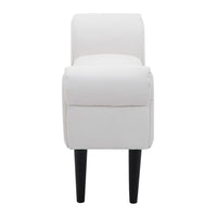 Panca Fondo Letto 102x35x51 cm con Braccioli Arrotolati Grigia