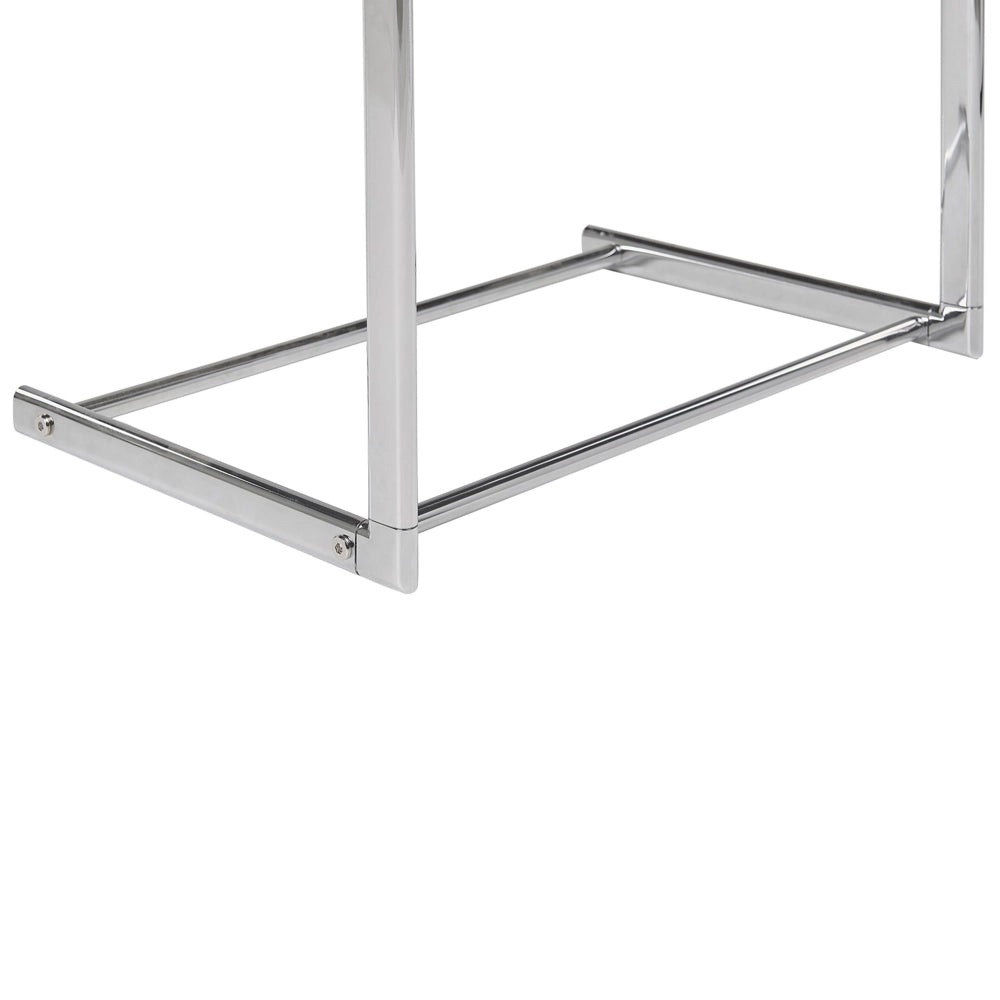 Porta asciugamani in acciaio argento lucido 3 binari Accessori bagno Porta asciugamani in piedi dal design moderno