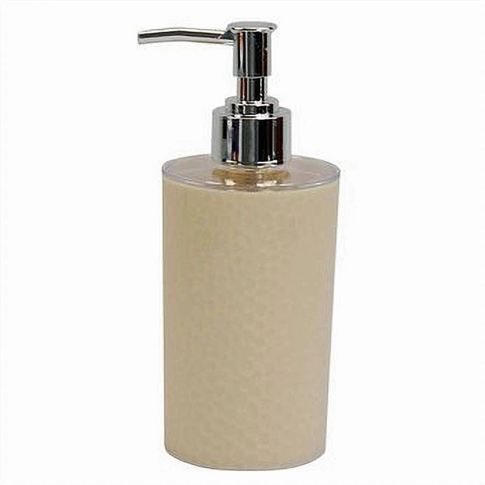 Trade Shop - Dispenser Sapone Liquido Bagno Per Lavandino Beige Accessori Arredo Bagno 79789 -