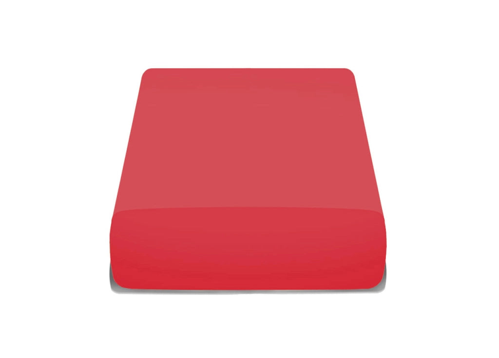 Copriseduta Per Divano Elasticizzato Antimacchia Genius In Tinta Unita - Chaise Longue - Rosso 1016