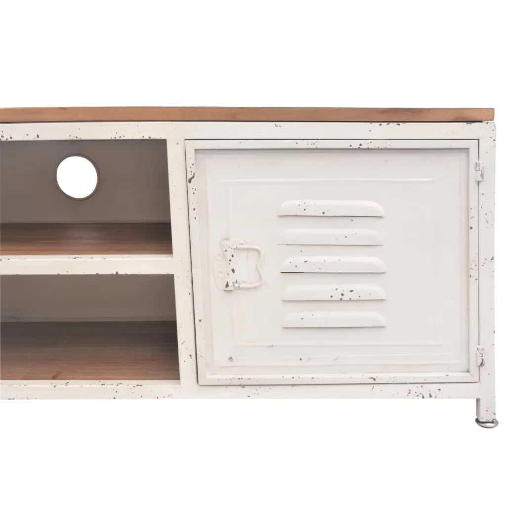 Mobile TV 120x30x40 cm Bianco 245457