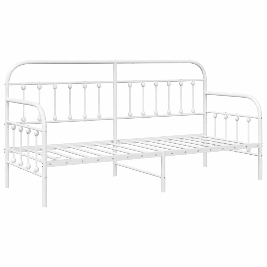 Struttura per letto di giorno-Giroletto Bianco 75 x 190 cm 574721