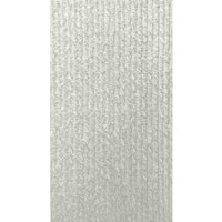 Set 12 Pannelli Decorativi Area 8,6 mq 120x60x2,5 cm Rivestimento Murale Effetto Pietra Graffiata 3D in PU Bianco