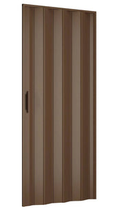 Porta soffietto da Interno 83x210cm in pvc color noce