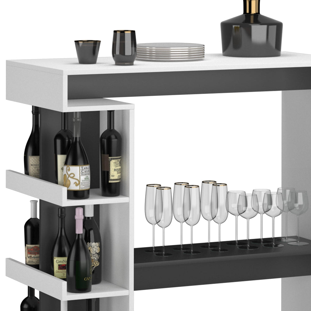 Vicco Tavolo bar alto Bianco 108 x 50 cm