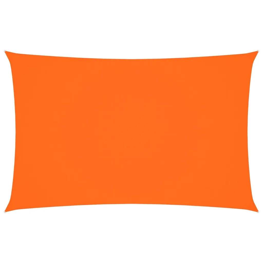 Parasole a Vela Oxford Rettangolare 4x7 m Arancione 135713