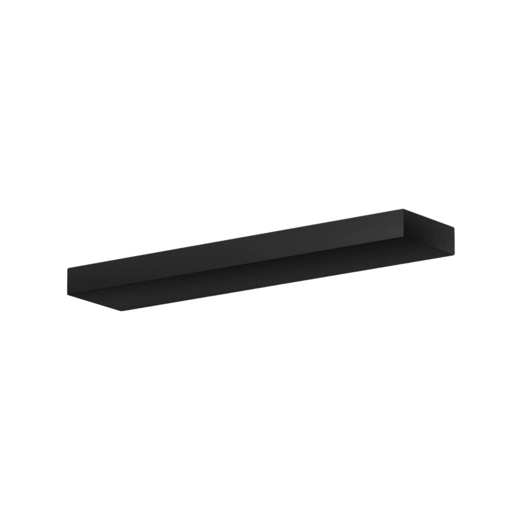 Lampada a Parete GAP575 - Applique LED 44W 1980lm 3000K in Alluminio Nero Opaco, Dimmerabile a Taglio di Fase e Push - Gealuce