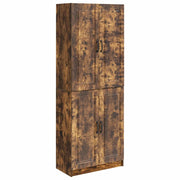 Set di armadi 2 pcs Rovere Fumo Legno ingegnerizzato