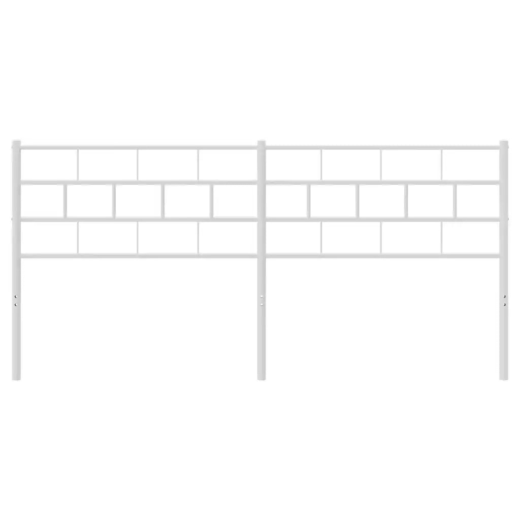 Testiera di Ricambio in Metallo Bianco 160 cm 355743