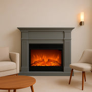 Sined Caminocalderagrigio Grigio Caminetto Elettrico Grigio Sined Caminocalderagrigio Eleganza e Funzionalita Per Ambienti Moderni Materiali Di Alta Qualita e Garanzia Inclusa