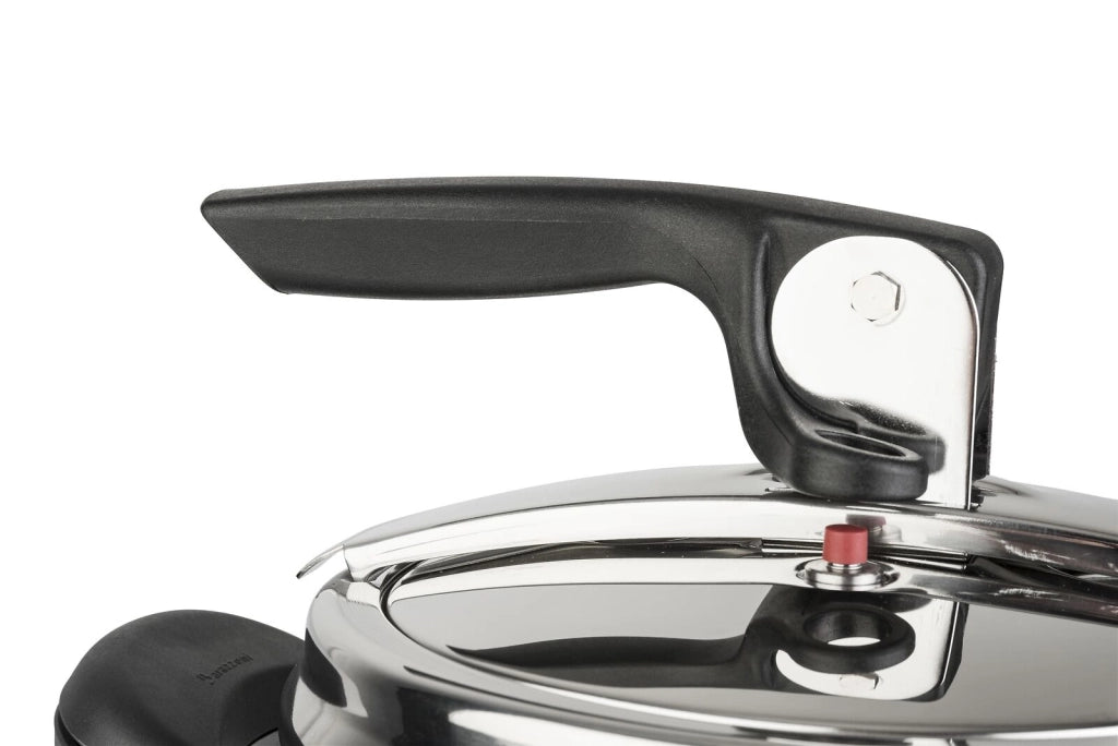Barazzoni Amelia+ Pentola a Pressione 5 L 22 cm Acciaio Inox 18-10 Induzione Lavastoviglie colore Nero