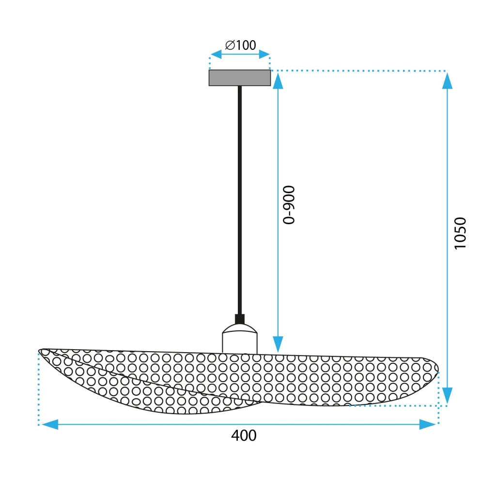 Lampada Da Soffitto APP1469-1CP Black/gold