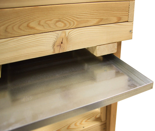 Vasca Raccogli Acqua per Ortolegno 38,5x75,5x2 cm in Metallo Taini