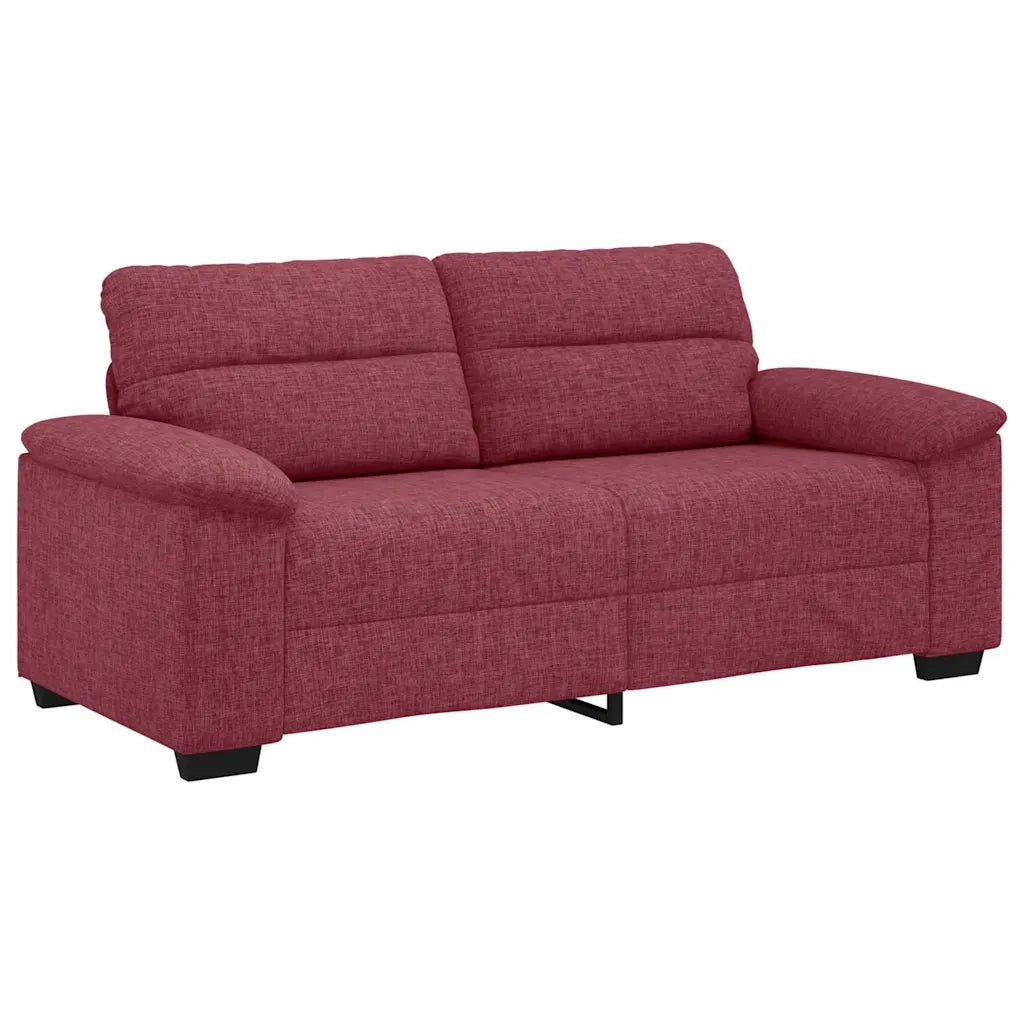 Divano a 2 Posti-Sofa 2 Posti Rosso Vino 140 cm in Tessuto 961395