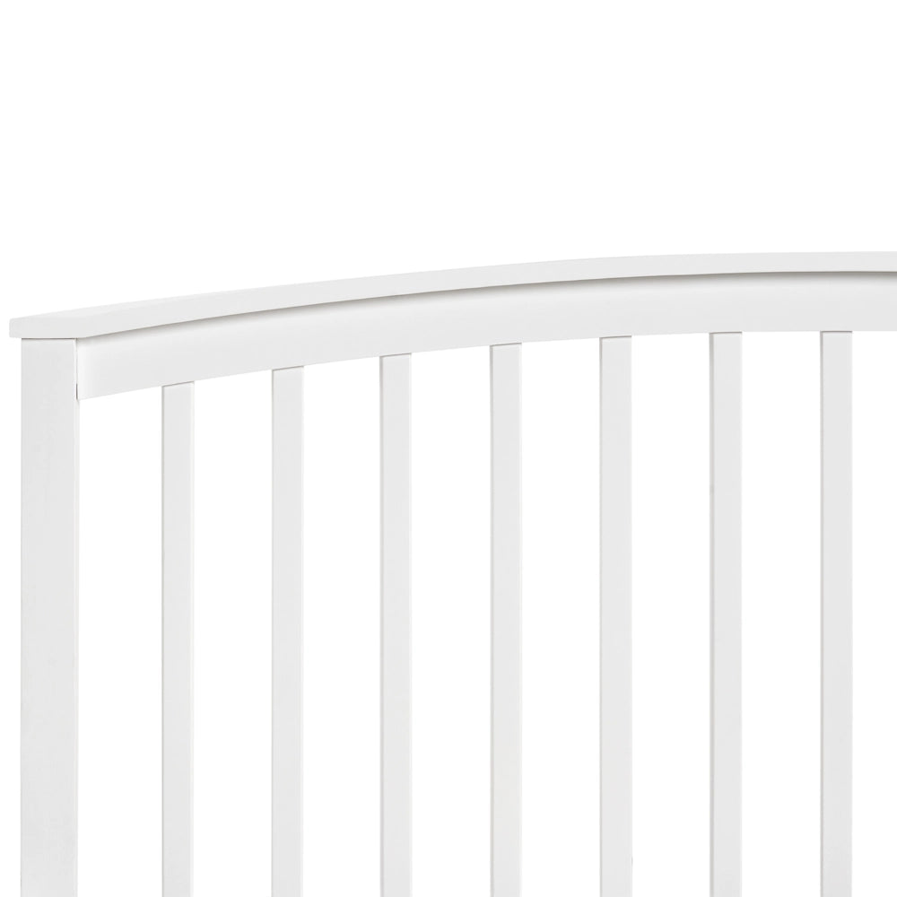 Letto matrimoniale in legno di pino con contenitore bianco con rete sollevabile 180 x 200 cm